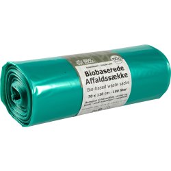 Sopsäckar biobaserade | 100 l | 70 x 110 cm