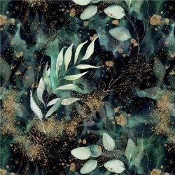 Gavepapir, Lux Green, 57cm x 6m