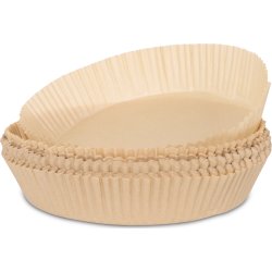 Luftfritös pappersformar, Runda, 100 st, Ø20 cm