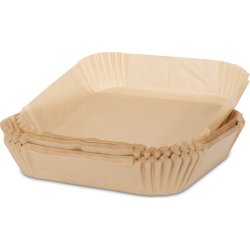 Luftfritös pappersformar, Fyrkantiga, 100 st