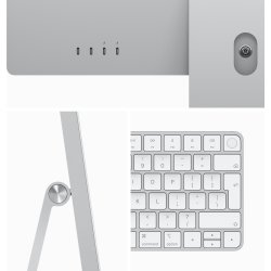 Apple iMac M3 24”, 512 GB, 8 CPU, 10 GPU, sølv