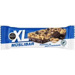 Nordthy XL Müsli Bar Peanuts/mørk chokolade 50 g