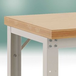 Manuflex prof arb.bord,150x70,Multiplex,Grå,Tilbyg