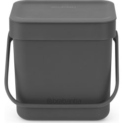 Brabantia Sort&Go, Sortering, 3 L, grå