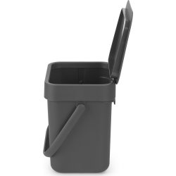 Brabantia Sort&Go, Sortering, 3 L, grå