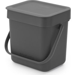 Brabantia Sort&Go avfallshink | 3 liter | Grå