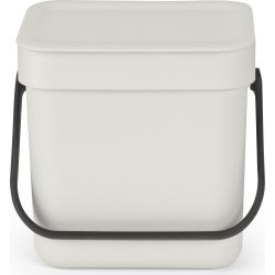 Brabantia Sort&Go, Sortering, 3 L, lysegrå