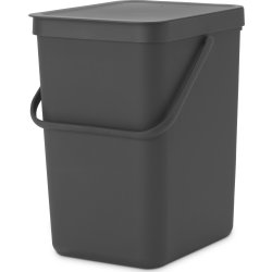 Brabantia Sort&Go avfallshink | 25 liter | Grå