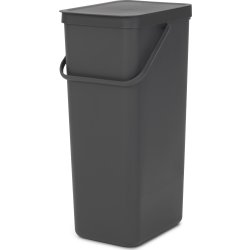 Brabantia Sort&Go avfallshink | 40 liter | Grå
