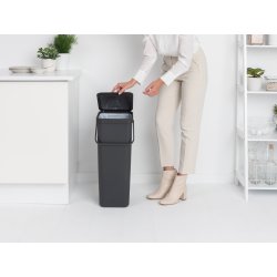 Brabantia Sort&Go, Sortering, 40 L, grå
