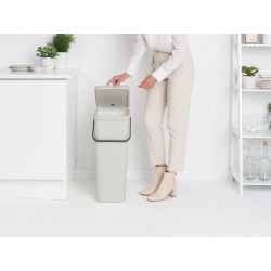 Brabantia Sort&Go, Sortering, 40 L, lysegrå