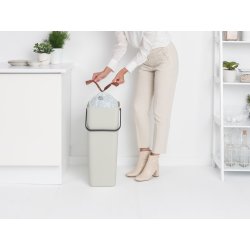 Brabantia Sort&Go, Sortering, 40 L, lysegrå
