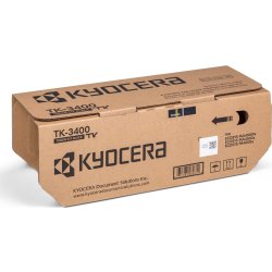 Kyocera TK-3400 lasertoner, sort, 12.500s