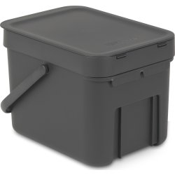 Brabantia Sort&Go, Sortering, 6 L, grå