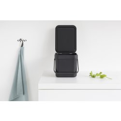 Brabantia Sort&Go, Sortering, 6 L, grå