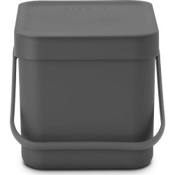 Brabantia Sort&Go, Sortering, 6 L, grå