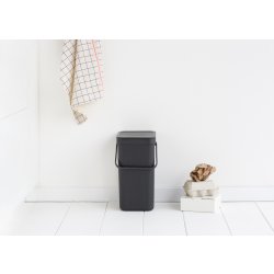 Brabantia Sort&Go, Sortering, 12 L, grå
