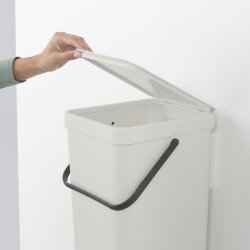 Brabantia Sort&Go, Sortering, 16 L, lysegrå