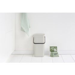 Brabantia Sort&Go, Sortering, 16 L, lysegrå