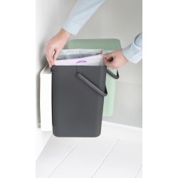 Brabantia Sort&Go, Built-in, 2x12 L, grå/grøn