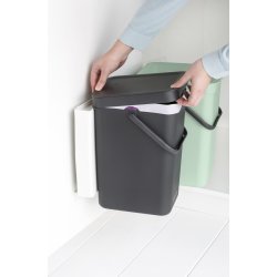 Brabantia Sort&Go, Built-in, 2x12 L, grå/grøn