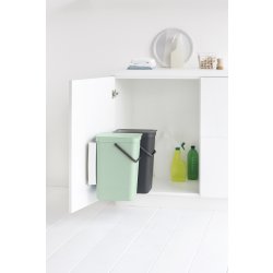 Brabantia Sort&Go, Built-in, 2x16 L, grå/grøn