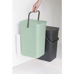 Brabantia Sort&Go, Built-in, 2x12 L, grå/grøn