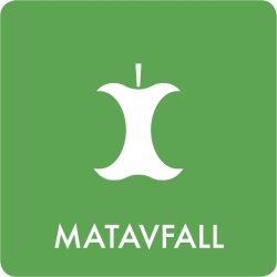 Avfallsklistermärke, Matavfall, Grön