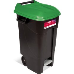 TAYG avfallsbehållare | 120 liter | Svart/grön