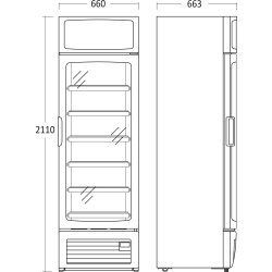 Scandomestic KF 870 E Displayfryser