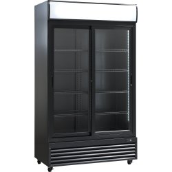 Scandomestic SD 1002 BSLE Displaykylskåp, svart