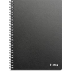 Burde Notesbog, A5, linjeret, sort