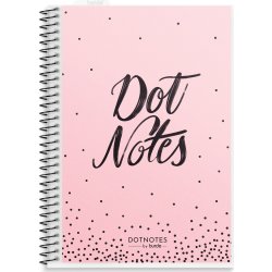 Burde Dotnotes Notesbog, A5, plast