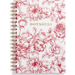 Burde DotNotes Notesbog | B5 | Blomster