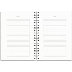 Burde Dotnotes Notesbog, B5, sort