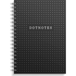 Burde DotNotes Notesbog | B5 | Sort