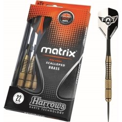 Matrix brass dartpile, 22 grams, 3 stk.