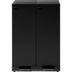 Bica 975 avfallsstation | 2x65 l | Lock | Svart