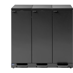 Bica 976 Avfallsstation | 3x65 l | Lock | Antracit