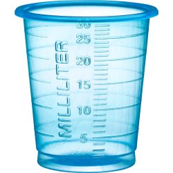 Medicinkopp 30 ml | Ø3,8 cm | Blå