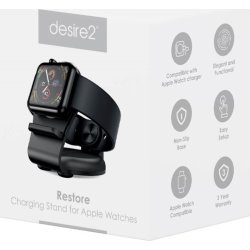 Desire2 Restore Apple Watch Ladestander, sort