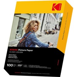 Kodak glansigt fotopapper | 10x15/230 g/100 ark