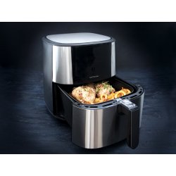 Gastronoma Low Fat Airfryer, 6 liter, sort