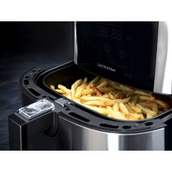 Gastronoma Low Fat Airfryer, 6 liter, sort