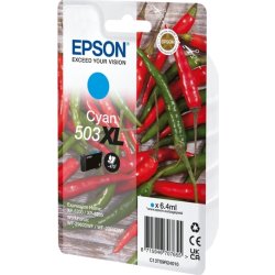 Epson T503XL blækpatron, cyan