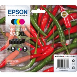 Epson 503XL bläckpatroner | 4 färger | Flerpack
