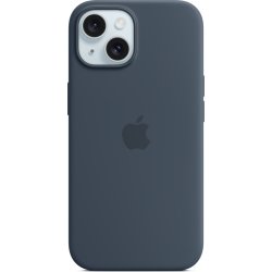 Apple iPhone 15 silikone cover m MagSafe, stormblå