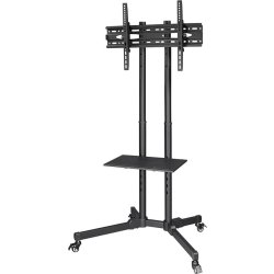Hama 32-75" tv-stativ med hjul | Svart