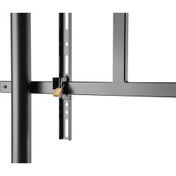 DEMO Hama 49-100" TV-Stander m. hjul, sort