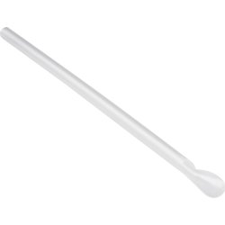 Sugerør m/ske, Klar, Flergang, PP, 21 cm, 250 stk